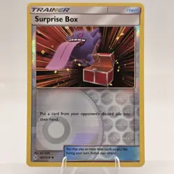 Surprise Box 187/214 Reverse Holo Unbroken Bonds Gengar Pokemon Trainer Card - Image 1