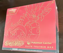 Pokemon Scarlet & Violet Elite Trainer Box - Koraidon - Pokemon Center Sealed 820650853418 - Image 1