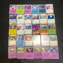 Pokemon Card Lot Of 30 Japanese Common Uncommon Rare - Image 1