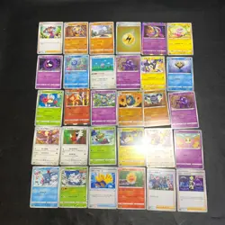 Pokemon Card Lot Of 30 Japanese Common Uncommon Rare - Image 1