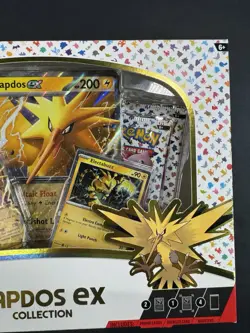 Pokemon TCG Scarlet & Violet 151 Zapdos EX Collection Box NEW SEALED RARE - Image 2