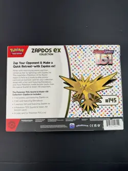 Pokemon TCG Scarlet & Violet 151 Zapdos EX Collection Box NEW SEALED RARE - Image 4