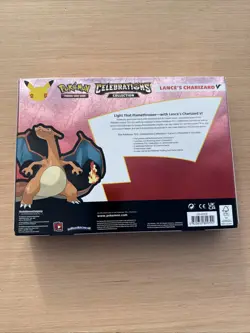 Pokemon 25th Annivers Celebrations Lance's Charizard V Collection BOX SEALED 820650809392 - Image 2