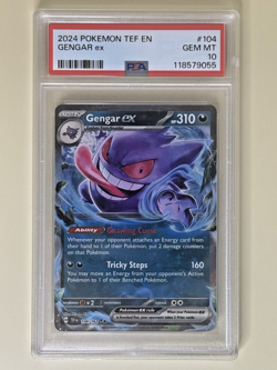 2024 Pokemon Gengar ex Temporal Forces 104/162 - PSA 10 - FRESH SLAB - Image 2
