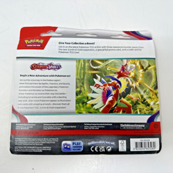 Pokemon TCG - Scarlet and Purple - Blister Pack of 3 Arcanin & Oyacata Boosters 820650853289 - Image 2