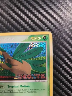 2005 Pokemon EX Deoxys Rare Stamped Holo #27/107 Tropius Reverse Foil MP - Image 4