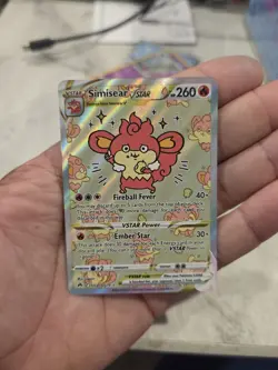 Simisear VSTAR GG37/GG70 Crown Zenith Galarian Gallery Ultra Rare Pokemon TCG - Image 1