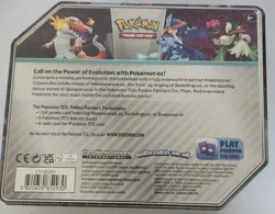 Pokemon TCG Paldea Partners Tin - Skeledirge Ex Sealed New! - Image 2