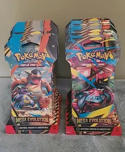 LOT OF 20 Pokemon Mega Evolution Sleeved Booster Packs SEALED/In Hand/Ships 2day - Image 1