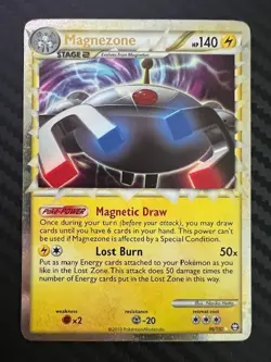 Pokemon TCG Magnezone Prime 96/102 Triumphant Holo MP - Image 1