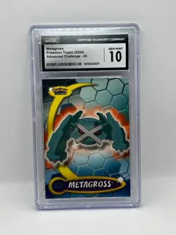 2004 Topps Pokemon Advanced Challenge Metagross #45 CGC 10 GEM MINT - Image 1