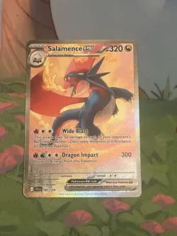 Pokemon TCG Salamence EX 187/159 Journey Together SIR - Image 1