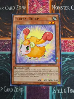 Yu-Gi-Oh! Fluffal Sheep SP17-EN014 Starfoil Rare 1st Edition Near Mint - Image 1