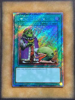 Yugioh Upstart Goblin RA03-EN096 Platinum Secret Rare 1st Ed NM - Image 1