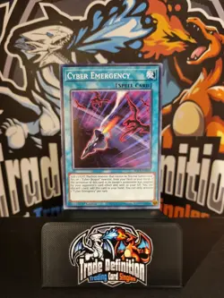 Cyber Emergency SDCS-EN025 Common 1st Edition YuGiOh - Image 1