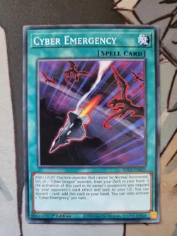 SDCS-EN025 Cyber Emergency Common 1st Edition Yu-Gi-Oh! - Image 1
