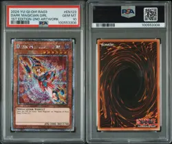 2024 Yu-gi-oh! Dark Magician Girl 2nd Art RA03-EN123 PSA 10 Gem Mint - Image 3