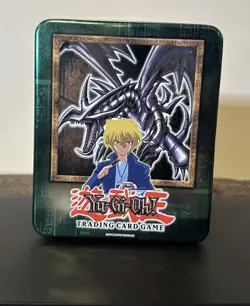 Yu-Gi-Oh! Vintage Empty Red Eyes Black Dragon Joey Metal Tin 2002 Original - Image 1