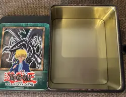 Yu-Gi-Oh! Vintage Empty Red Eyes Black Dragon Joey Metal Tin 2002 Original - Image 2