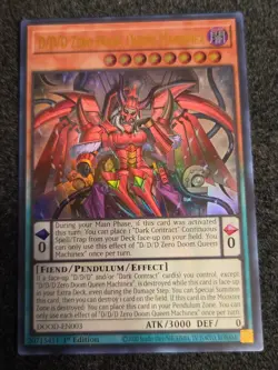 x1 D/D/D Zero Doom Queen Machinex - DOOD-EN003 - Ultra Rare - 1st Edition Yu-Gi- - Image 1