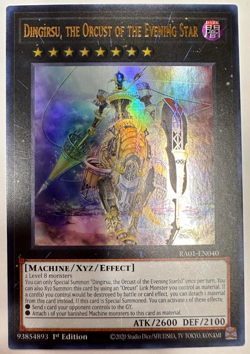 Yugioh! Dingirsu, The Orcust of the Evening Star- Ultra Rare - RA01-EN040 - NM/M - Image 1