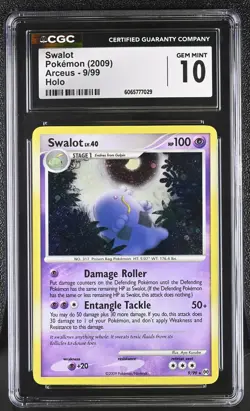 CGC 10 Swalot 9/99 Holo Arceus Pokemon Card - Image 1