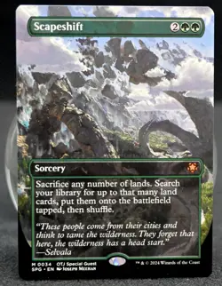 Scapeshift Borderless Extended Art - Special Guests MTG - Pack Fresh NM - Image 1
