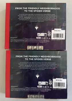 Magic The Gathering Spider-Man Collector Booster Box Marvel Universe MTG CBB x2 - Image 2