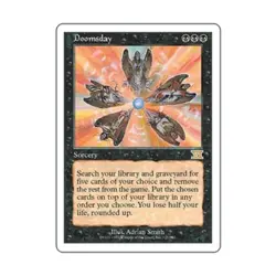 WOTC MtG 6th Ed Doomsday (R) EX - Image 1