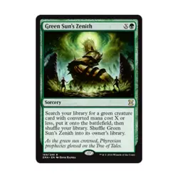 WOTC MTG Eternal Masters Green Sun's Zenith (R) NM - Image 1