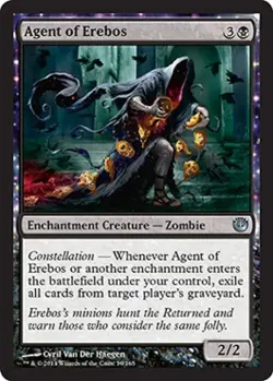 Agent of Erebos - Light Play MTG Journey into Nyx - Image 1