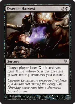 Essence Harvest - Light Play MTG Avacyn Restored - Image 1