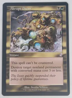 Abrupt Decay - NM/M - Time Spiral Remastered: Timeshifted - 370 - MTG - Image 1