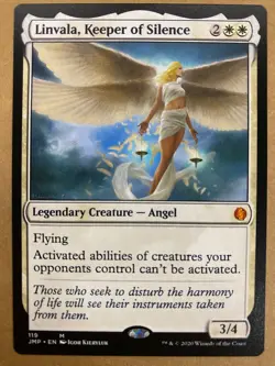 MTG 1x Linvala, Keeper of Silence # 119 Jumpstart Magic the Gathering Card x1 NM - Image 1