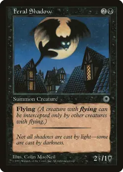 MTG Feral Shadow ** Portal ** English - Image 1