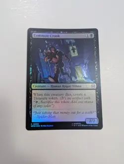 MTG - Common Crook (Foil) - Marvel's Spider-Man NM/M Condition - Image 1