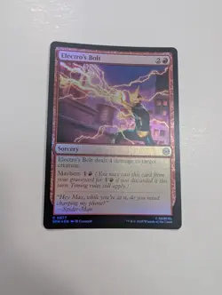MTG - Electro's Bolt (Foil) - Marvel's Spider-Man NM/M Condition - Image 1