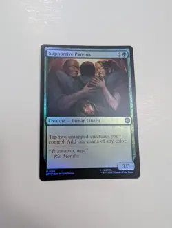 MTG - Supportive Parents (Foil) - Marvel's Spider-Man NM/M Condition - Image 1