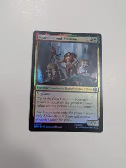 MTG - Kraven, Proud Predator (Foil) - Marvel's Spider-Man NM/M Condition - Image 1