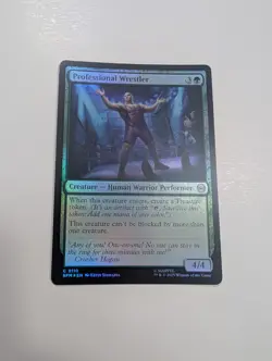 MTG - Professional Wrestler (Foil) - Marvel's Spider-Man NM/M Condition - Image 1