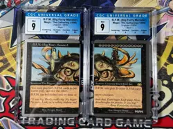 Magic MTG CGC 9 B.F.M. Big Furry Monster Set 28 & 29 Rare Unglued Clean - Image 1