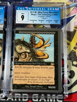 Magic MTG CGC 9 B.F.M. Big Furry Monster Set 28 & 29 Rare Unglued Clean - Image 3