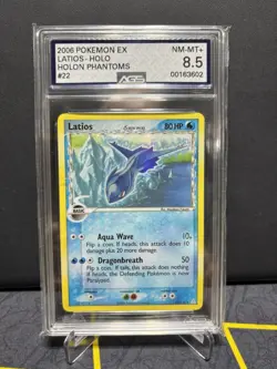 2006 Pokemon Ex Latios Holo Holon Phantoms #22 AGS 8.5 - Image 1