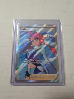 Pokemon Card TCG - Skyla 072/072 Ultra Rare Full Art Trainer Shining Fates - Image 1