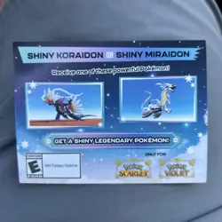 Shiny Miraidon Koraidon Code GameStop Pokemon Promo NM Not Scratched - Image 1