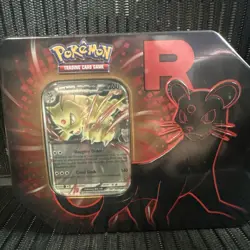 Destined Rivals Team Rocket Tin (Persian ex) - Sealed New - Pokemon TCG - Image 1