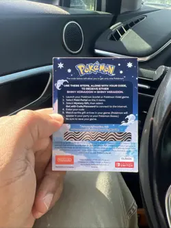 *Early * Shiny Miraidon/Koraidon Code GameStop Pokemon Promo NM - Image 2