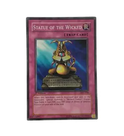 Yu-Gi-Oh! Statue of the Wicked PGD-046 Super Rare 1st Edition Unplayed yugioh - Image 1