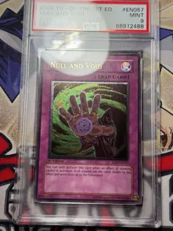 Yugioh PSA 9 Null and Void SOD-EN057 1st Edition Ultimate Rare - Image 3