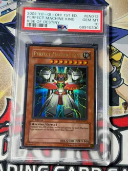Yugioh PSA 10 Perfect Machine King RDS-EN012 1st Edition Ultra Rare - Image 1
